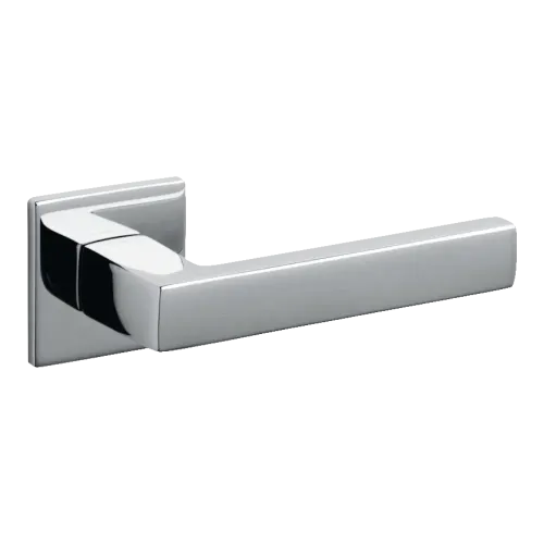 Poignée de porte PLANET QB rosace carrée fine